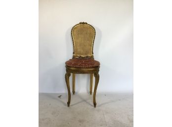 Louis XV Style Parcel Gilt Side Chair