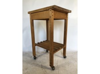 Butcher Block On Casters