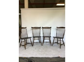 Set Of Four Hitchcock Chairs