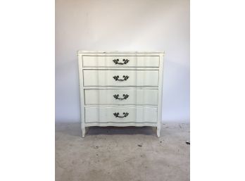 White Painted Vintage Nightstand