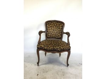 Louis XV Cheetah Chair