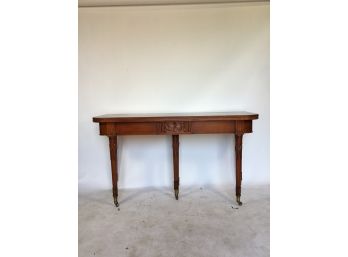 Neoclassical Style Mahogany Extension Dining Table