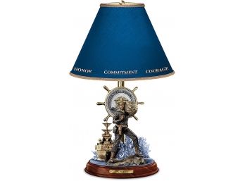 The Bradford Exchange United States Navy  Beacon Of Freedom Table Lamp