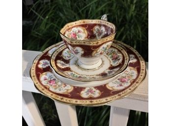 Vintage Royal Albert ~ Lady Hamilton ~ Cup Saucer Cake Plate