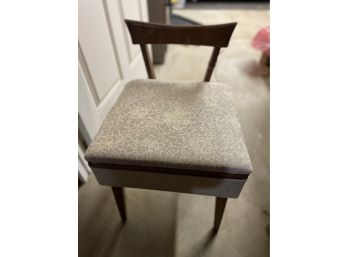 Vintage Sewing Chair With Storage