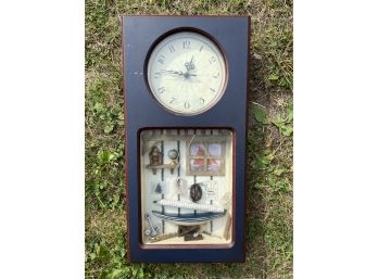 Great Nautical Shadowbox Clock