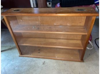 Handmade 3 Shelf Display Case For Wall Or Table