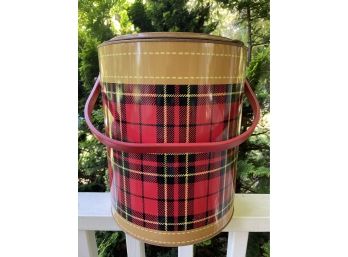 Vintage Skotch Tartan Cooler Excellent Condition!