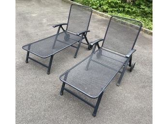 Sunvilla Outdoor Chaise Lounge Pair