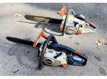 Pair Of Chainsaws: Echo CS-520 And Echo CS-305