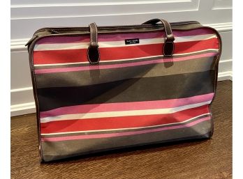 Kate Spade Striped Weekend Travel Bag