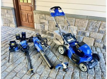 Kobalt 80v Battery Operated Yard Tools: Lawnmower, Chainsaw, Hedgeclipper, Blower, String Trimmer,