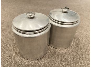 Pair Of Pier1 Kitchen Cannisters