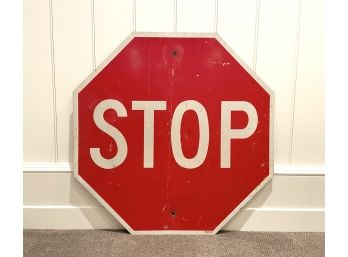 Genuine Vintage Stop Sign