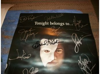 Phantom Of The Opera Signed Poster - ALL SIGNED BY THE CAST - REAL SIGNATURES !