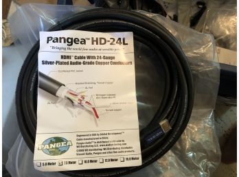 New Pangea HD 24 7.5 Meter HDMI Cable With Silver Plated Connectors