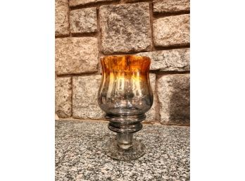 Glass Ombre Candle Holder
