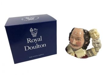 Royal Doulton Toby Jug: William Shakespeare, With Original Box