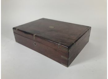 Antique Metal Inlay Box