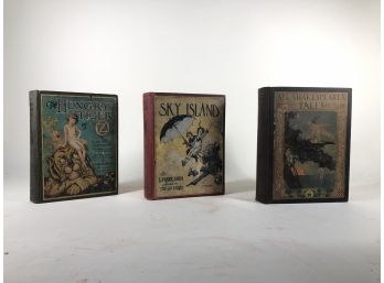 Trio Of Antique First Edition Books
