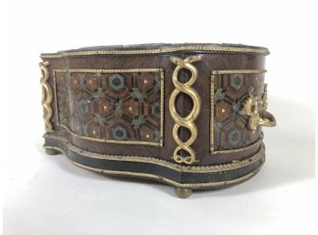 Inlay Decorated Pewter Vessel