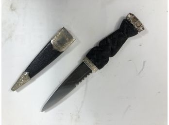 “Sgian Dubh” Scottish Dirk In Hilt With Sterling Details