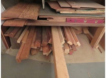 Scrap Lumber Plywood Sheets Saw Horses (buyers Choice)