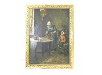 In The Manner Of Bernard De Hoog Dutch Style Painting