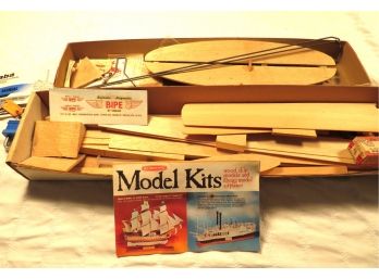 Lots Of Model Airplane And Ship Model Kit Accessories