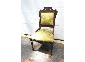 Antique Victorian Eastlake Carved Wood Chair