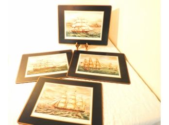 4 Pimpernel Nautical Clipper Ships Placemats