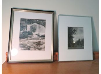Pair Of Black And White Photograph Ansel Adams Style