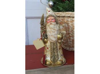 Gold Ino Schaller St Nicholas Candy Container