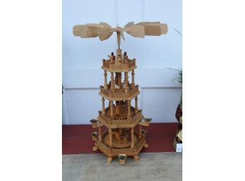 Large 24' Handmade German Christmas Pyramid