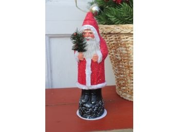 Handmade Ino Schaller Santa Candy Container From Lord & Taylor