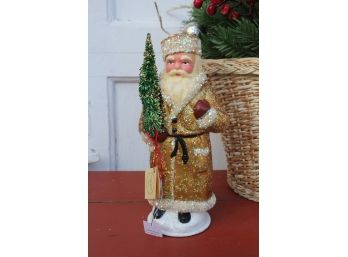 Gold Ino Schaller St Nicholas Candy Container From Lord & Taylor
