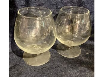 Pair Of Brandy Glasses