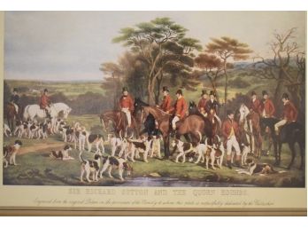 ' Sir Richard Sutton And The Quorn Hounds' Framed Print, 1839