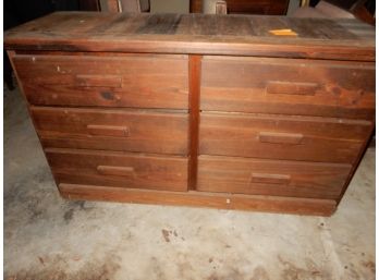 Solid Wood 6 Drawer Dresser