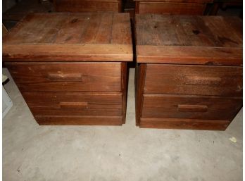2 Solid Wood Night Stands