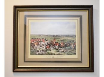 'The Meeting Of Her Majesty's Stag Hounds On Ascot Heath' Framed Print, 1839