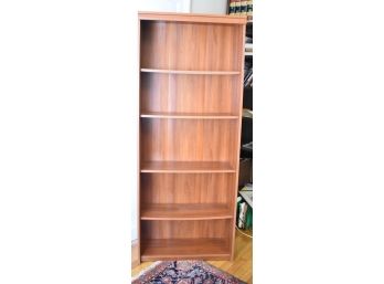 Pair Of Oak Veneer Particle Board Bookshelves