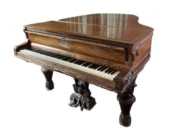 Antique Kranish & Bach Baby Six Foot Grand Piano (Ca 1890-1895)