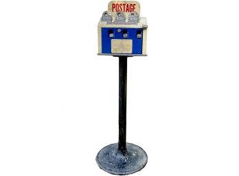 VIntage 1950s US Postage Stamp Dispenser Vending Machine 48'