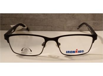 New Children's Ironkids Black Eyeglass Frames