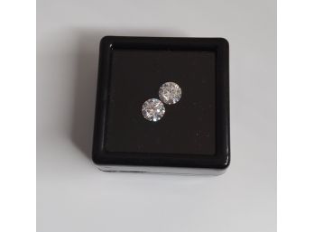 1CTW (2pc) Diamond Moissanite Gemstones