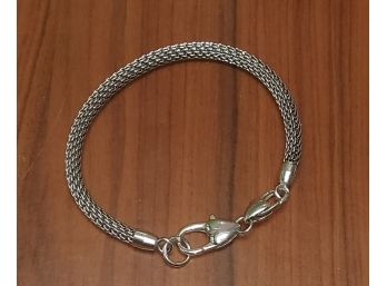 8' Silvertone Fashion Bracelet