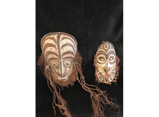 2 African Masks