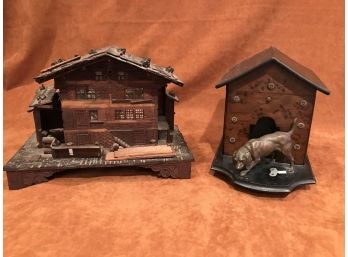 2 Rustic Music Boxes