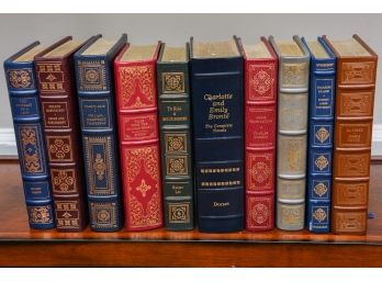 Collection Of Ten Leather-bound Books  - Treasure Island, Great Expectations, To Kill A Mockingbird And More